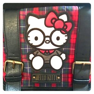 Hello Kitty Leather Messenger Bag